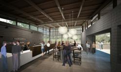Architect's Rendering of the Hamel Family Wines Estate House Tasting Room, opening to the public Spring, 2014
